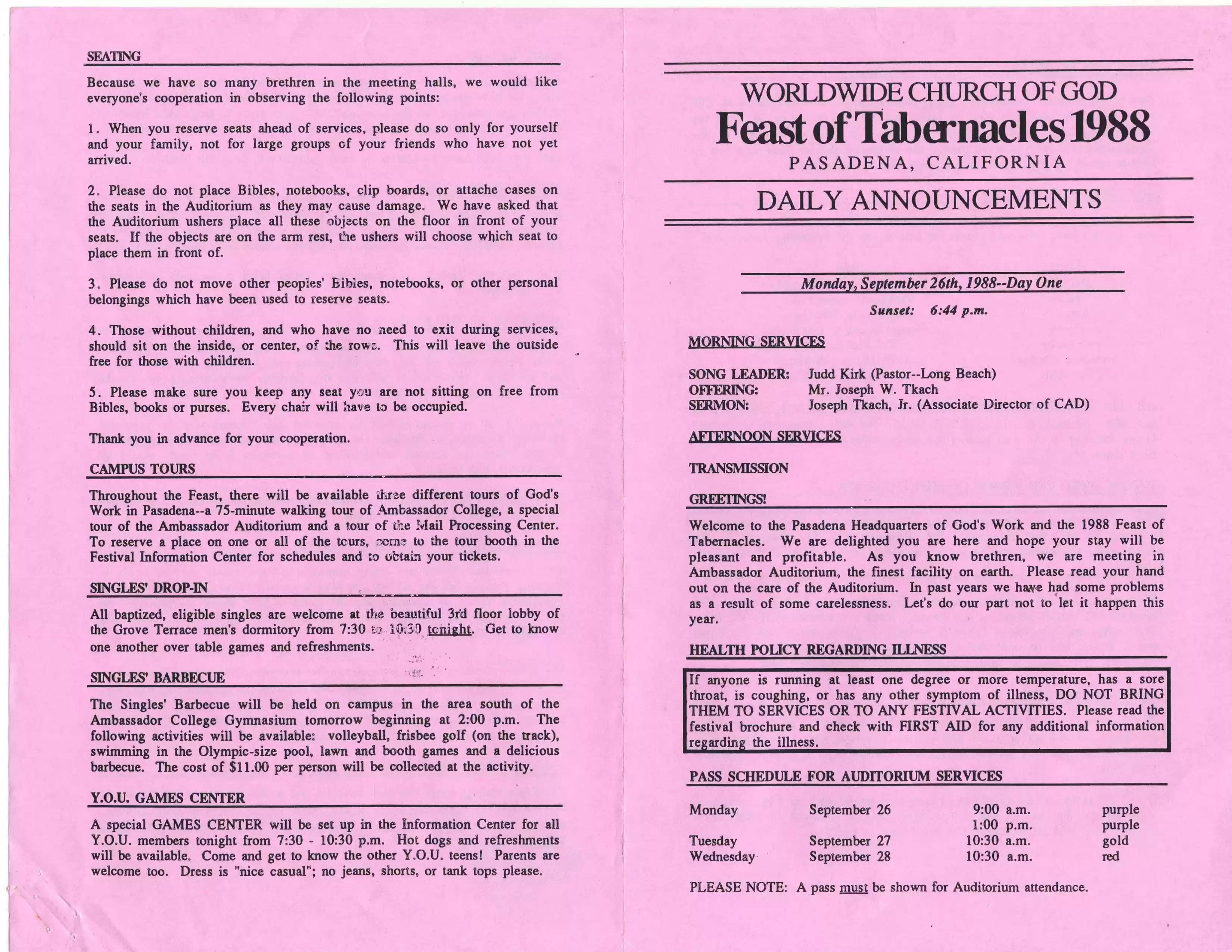 3. FT bulletin Pasadena, 9-26-88, p1